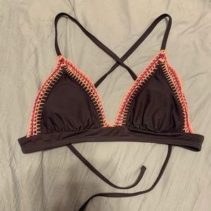 Purple bikini top